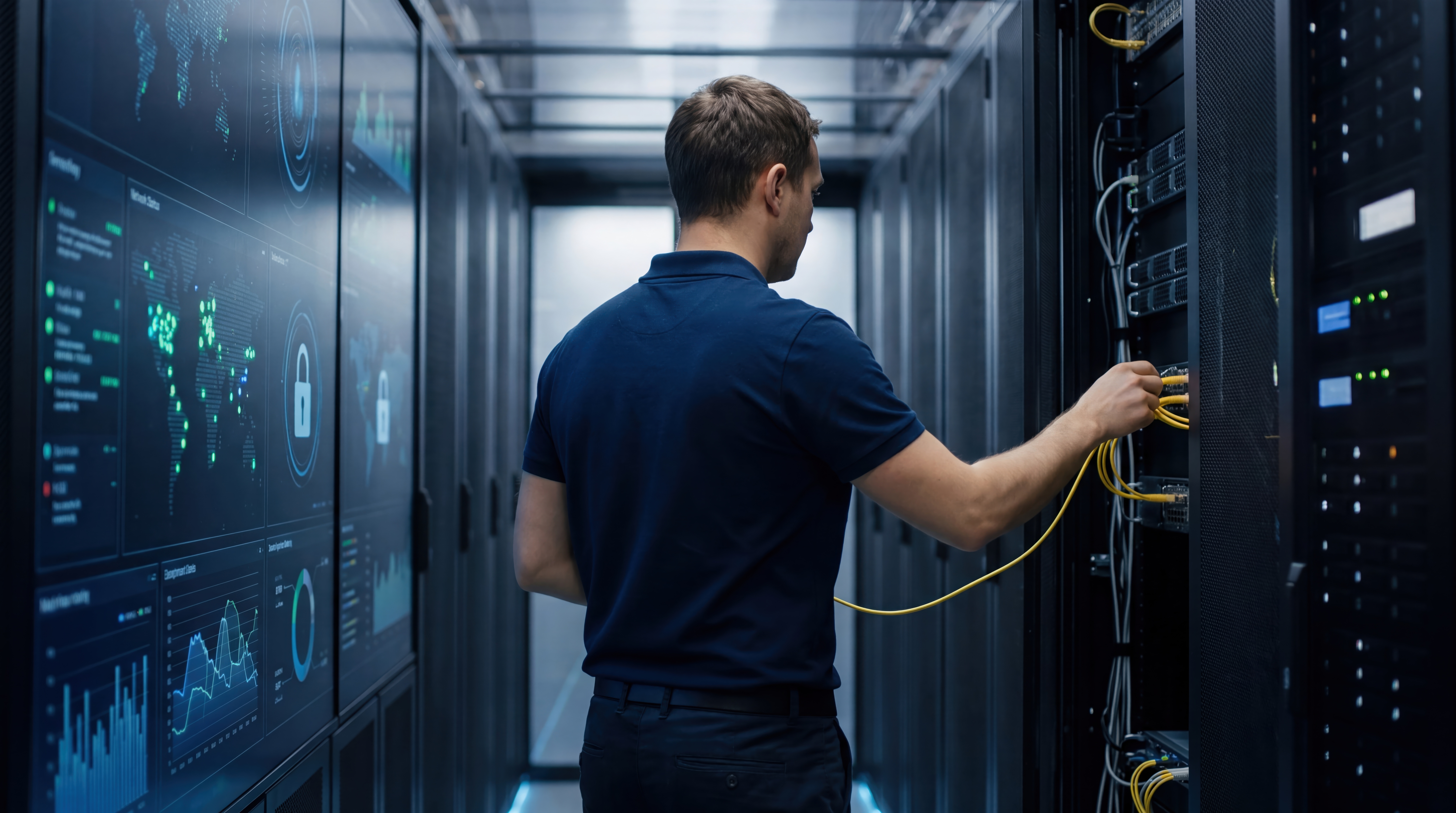 Server room data centre infrastructure